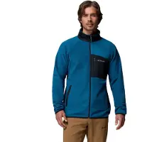 Columbia Fast Trek Overlay Full Zip Fleece Bleu L Homme