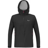 Salewa - Veste légère et imperméable - Puez 2.5L PTX Jacket M Black Out pour Homme - Taille L - Noir