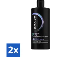 Syoss - Plex - Shampoing - Coiffage longue durée - 440ml - Pack avantage - 2 pièces