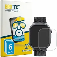 BROTECT Protection Clair, Film de protection pour smartwatch, Transparent