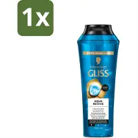 Schwarzkopf Gliss - Shampooing - Aqua Revive - Pour des cheveux hydratés et frais - 250 ml - 1 pièce