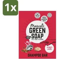 Marcels Green Soap Marcel's Green Soap - Barre de shampoing - Argan & Oudh - Renforce et nourrit - 90 gr - 1 pièce