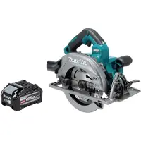 Makita Scie circulaire sans fil HS 003 GU1 40 V max., 190 mm, sans balais + 1 batterie 4,0 Ah - sans chargeur