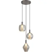 QAZQA Suspension design canon de fusil 3 lumières - Ard