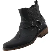 Mustang Herren Western-Stiefelette Schwarz 36M0031001
