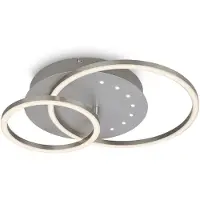 Briloner Plafonnier LED avec points LED, aluminium, 1xLED/