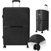 Solier Valise rigide , 73 litres, bagage en soute, serrure TSA, 8 roulettes