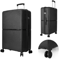 Solier Valise rigide , 73 litres, bagage en soute, serrure TSA, 8 roulettes