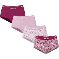 Pieces Culotte noisette / rose / magenta / blanc