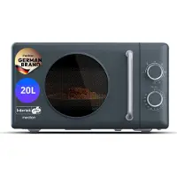 Medion MD100119 Micro-ondes rétro Mocca 800 W 20 L, Micro-ondes, Gris