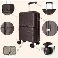 Solier Valise cabine , 53x35x20 cm, avec serrure TSA et 8 roulettes