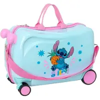 Disney Stitch Bright 25l 44x21x27 Cm Trolley Bag Bleu Enfants