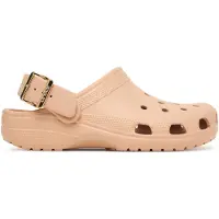 Crocs Classic Metallic Buckle Clogs Beige EU 38-39