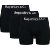 Superdry M3110480a Boxers 3 Units Noir M Homme