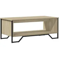 vidaXL Table basse chêne Sonoma 100x51x40 cm Bois composite