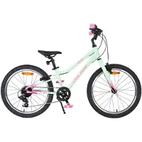 Volare Vélo pour enfants Milano - modèle pour filles - 20 pouces - vert menthe - 6 vitesses