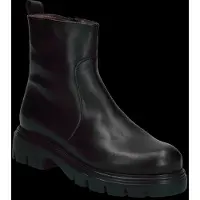 Wonders pour femme. A-4305_5716_5792 Bottines en cuir Bones 05 Noir (39), Plat, 1 à 3 cm, Aucun, Casuel
