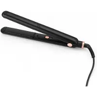 Mexx Fer à lisser en céramique 30 W - Fer à lisser avec température maximale de 200 °C - Fer à lisser pour tous types de cheveux - Longueur du câble : 1,8 m - Noir
