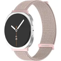 IMoshion Bracelet en nylon pour montres Samsung Galaxy Watch 9 (40/44 mm) / Watch 8 (40/44 mm) / Classic (46 mm) - Rose clair