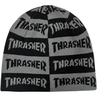 Thrasher Bonnet Mag Checkered Skully