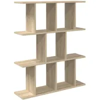 vidaXL Étagère Murale Chêne Sonoma 80 x 20 x 96 cm Bois d'ingénierie