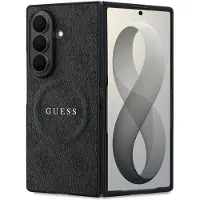 GUESS Étui magnétique 4G en cuir PU pour Samsung Galaxy Z Fold8 Ultra F976B - noir (Samsung Galaxy Z Fold8 Ultra), Coque pour téléphone portable, Noir