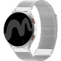 IMoshion Bracelet magnétique , style milanais - Compatible avec les montres de 22 mm - Argenté