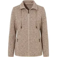 Ulla Popken Veste en polaire beige