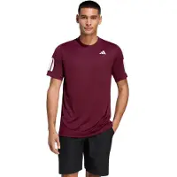 Adidas Club 3str Short Sleeve T-shirt Rouge XL Homme