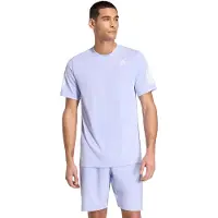 Adidas Club 3str Short Sleeve T-shirt Violet S Homme