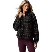 Columbia Timber Meadow Mtr Printed Half Zip Fleece Noir L Femme