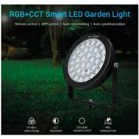 MiBoxer Lampe de jardin à LED 25W RGB-WW avec radio IP66 230V *Milight/Miboxer*. (1700 lm, IP66)
