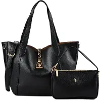 U.S. POLO ASSN. Cabas 'HELCHO' noir