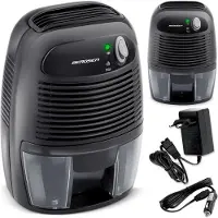 Berdsen Déshumidificateur - Absorbeur d'humidité avec adaptateur voiture BR-68B noir