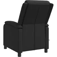 vidaXL Fauteuil de massage et de détente , noir, similicuir