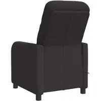 vidaXL Fauteuil de relaxation de massage, noir, revêtement bouclé ()