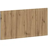 Syfax Tête de lit fixée au mur, en bois stratifié imitation chêne artisanal