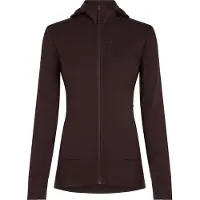 Icebreaker 260 Quantum Iv Full Zip Sweatshirt Marron L Femme