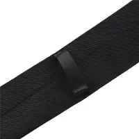 Torribaly Lot de 2 cravates fines noires à nouer soi-même pour femme