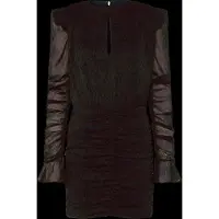 ROTATE pour femme. 1166263088 Robe Torenia marron (40), Casuel, Fête, Manche longue, Polister recyclé