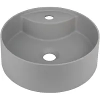 Deante Granite Countertop Washbasin With Space For A Tap Argenté