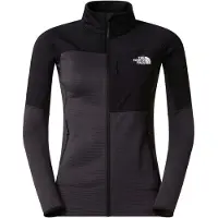 The North Face - Polaire en Polartec&reg; - W Polartec Powergrid Stormgap Jacket Asphalt Grey TNF Black pour Femme - Taille S - Gris