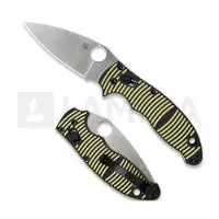 Spyderco Couteau pliant Manix 2 Salt Yellow/Black G-10 MagnaCut