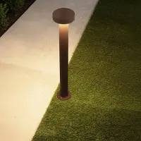 Lyora Lampe de jardin de Desing Gong brun rouille 60cm - 2700K
