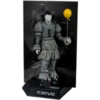 Mcfarlane Figurine Movie Maniacs IT: Bienvenue à Derry Pennywise Noir et Blanc 16 cm