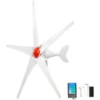 Vevor Éolienne 12 V 800 W Kit Générateur Éolien Contrôleur Éolien-solaire