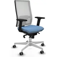 Piqueras Y Crespo Chaise de bureau 2D026G0, couleur bleu ciel