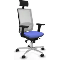 Piqueras Y Crespo Chaise de bureau , modèle 2D086N1, couleur bleu clair