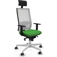 Piqueras Y Crespo Chaise de bureau , modèle 1D026G1, couleur verte