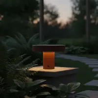 Lyora Lampe de jardin conçue Balic 10 cm brun rouille